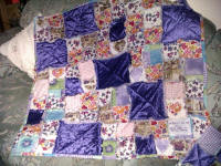 handmade rag quilt