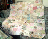 handmade patchwork quilt